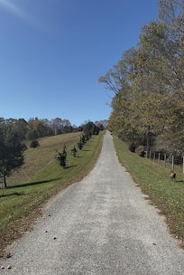 Upper road to the highest point