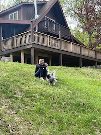 Hanging by the cottage