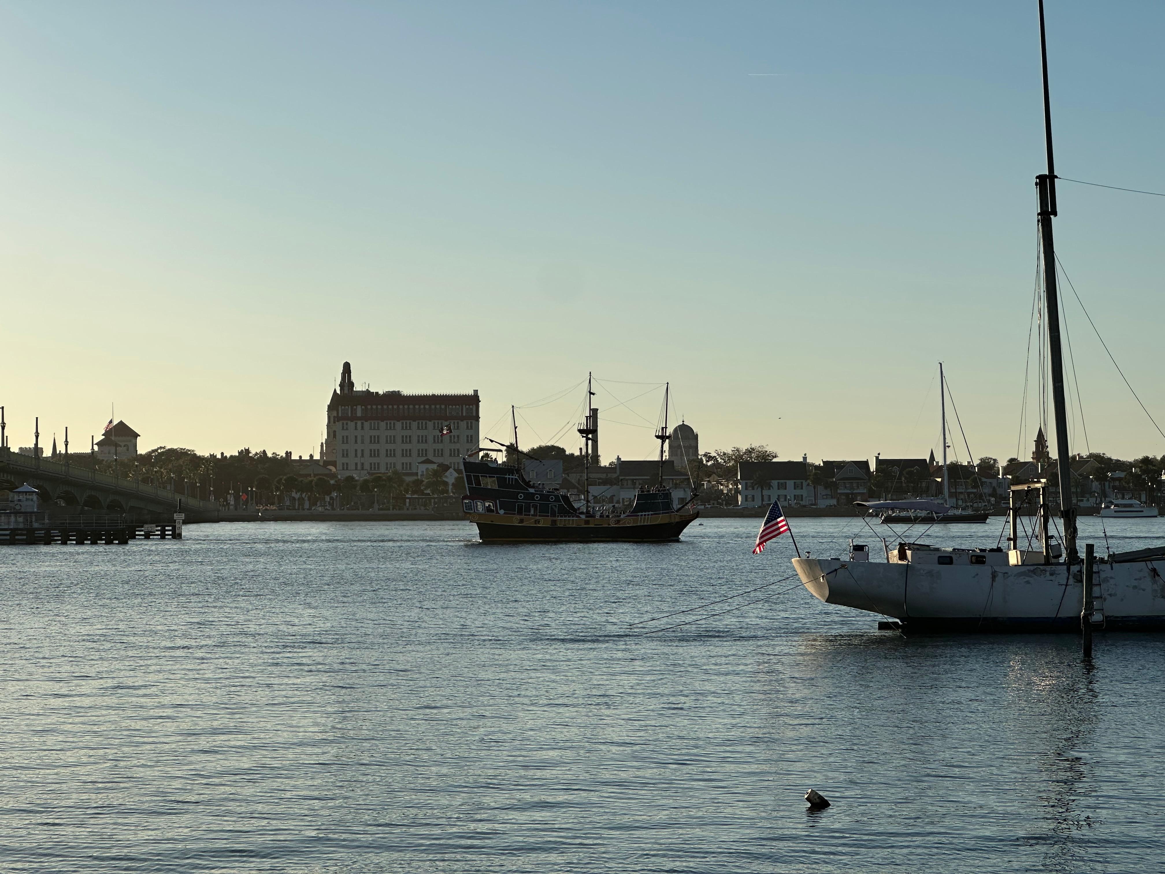 View of downtown from our Adirondacks outside the room.