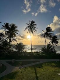Early morning view from the villa