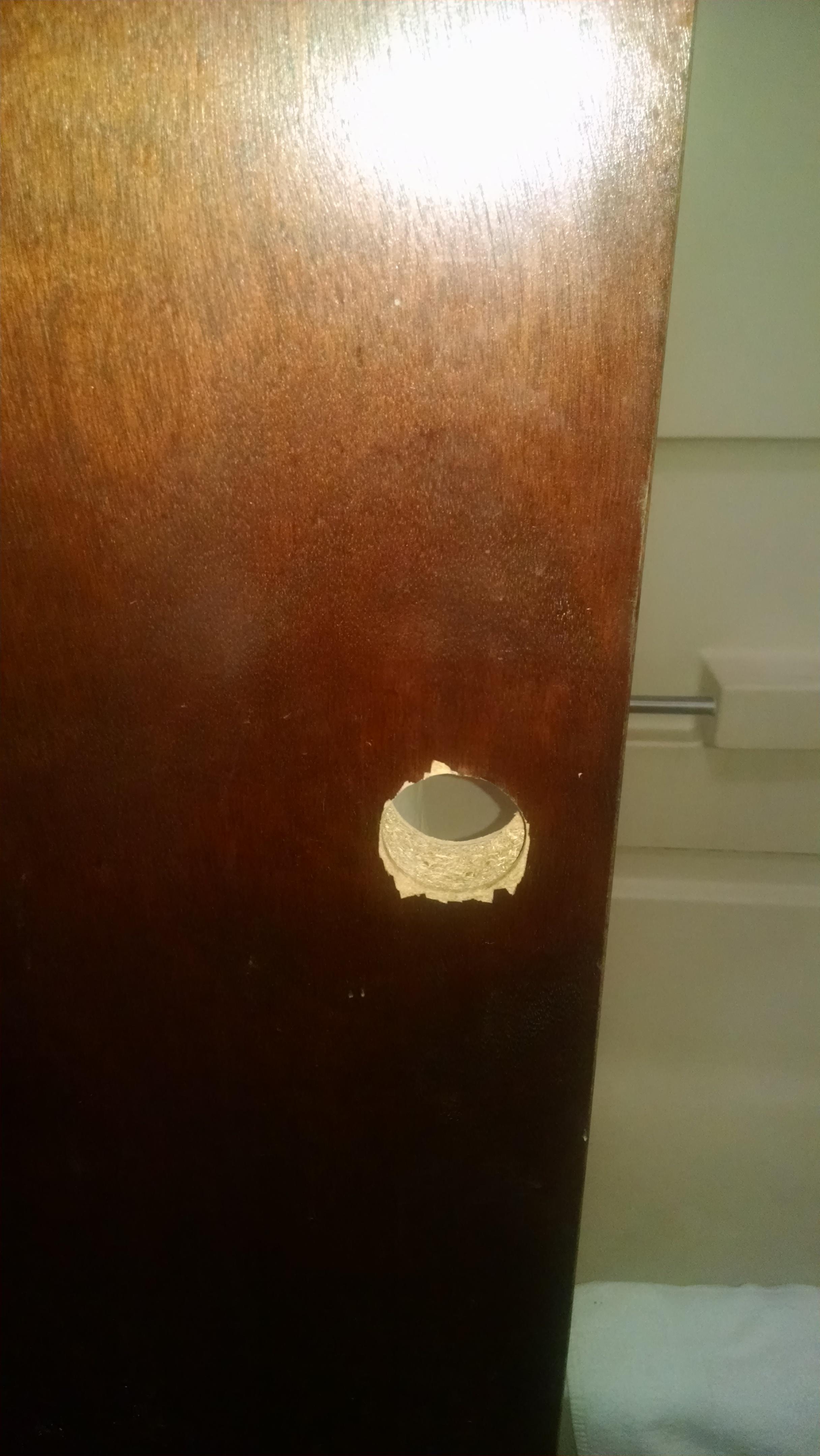 This is the bathroom door