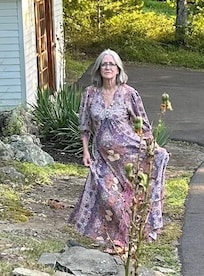 Sister walking from Studio to house