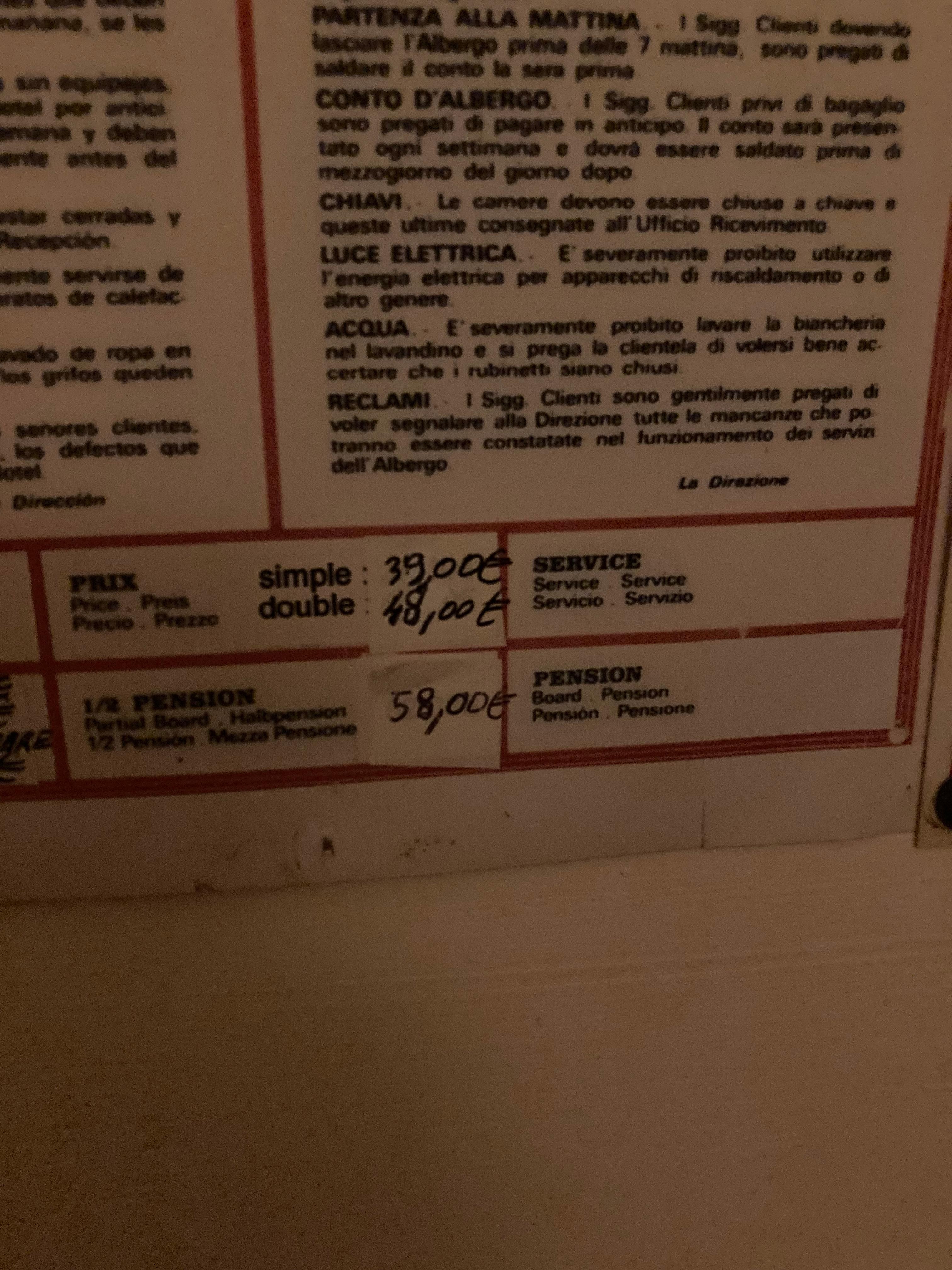 Prix très en dessous de 83 euros payés