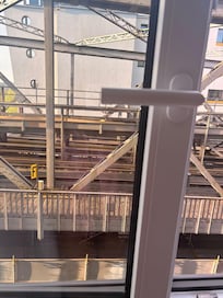 Direkt die Gleise am Zimmer