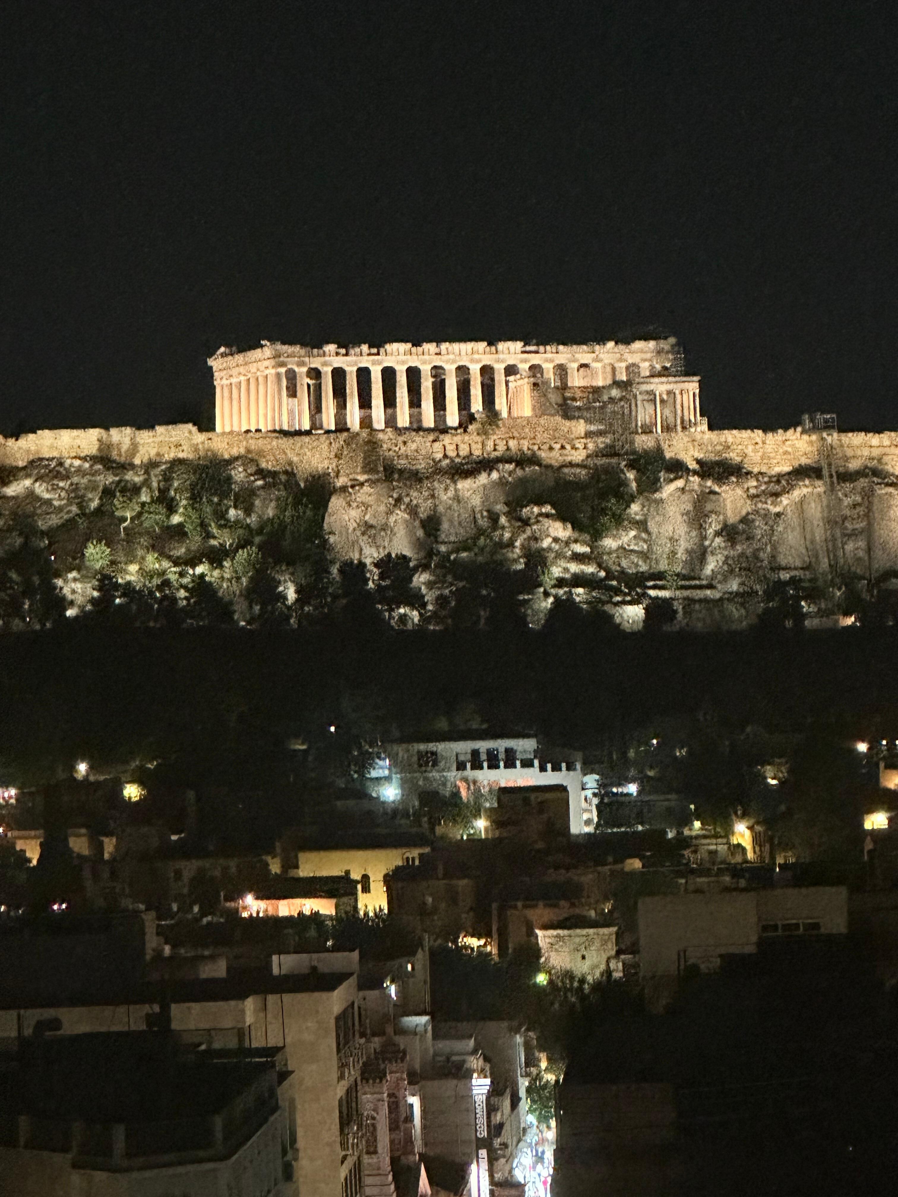 View from the rooftop patio