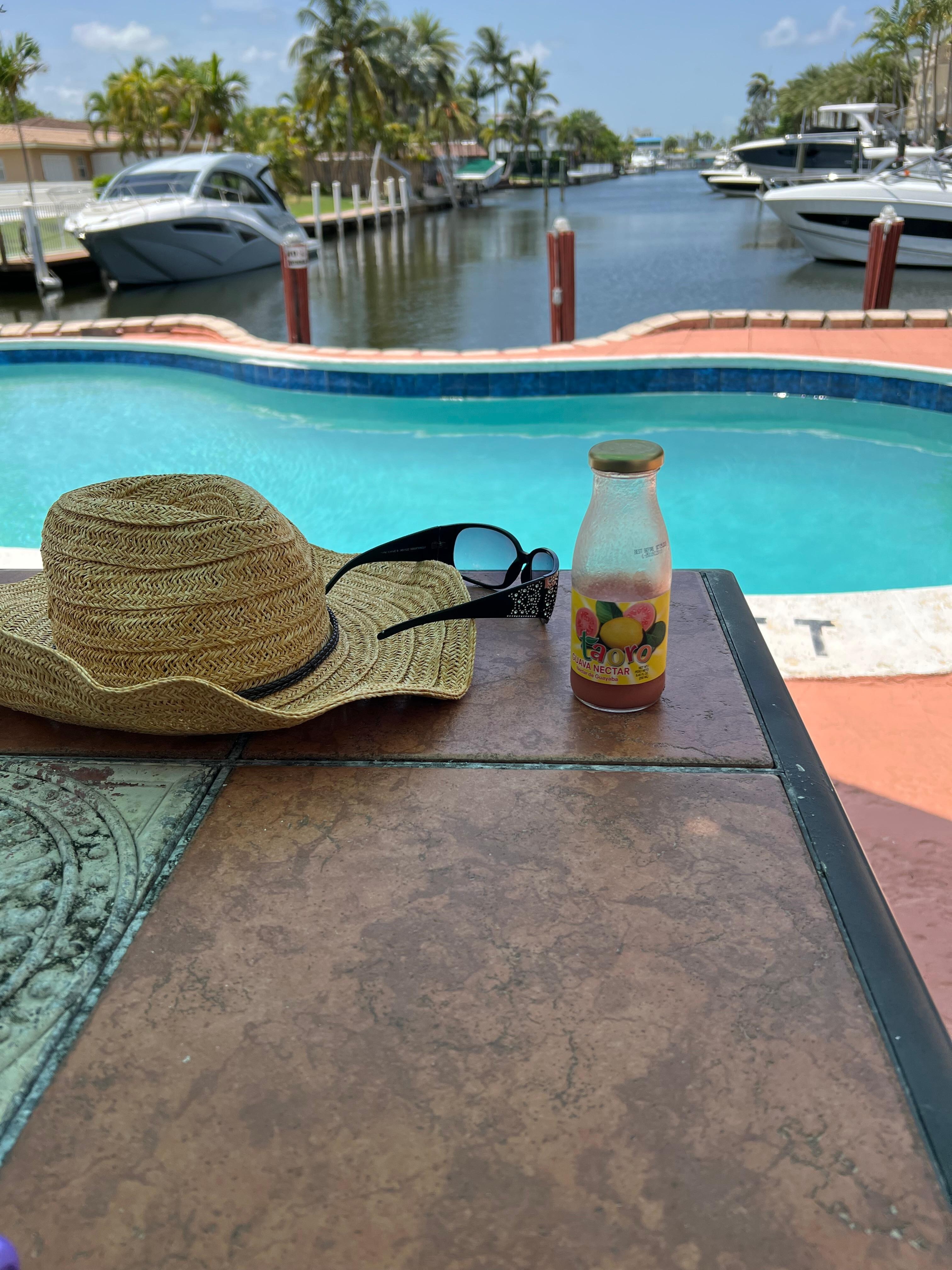View of poolside 
