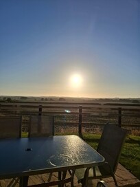 Sunrise from the patio