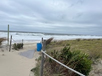 Access to beach next to townhouse