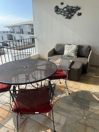 Balcony off the dining room