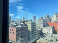 View from our window of the city.