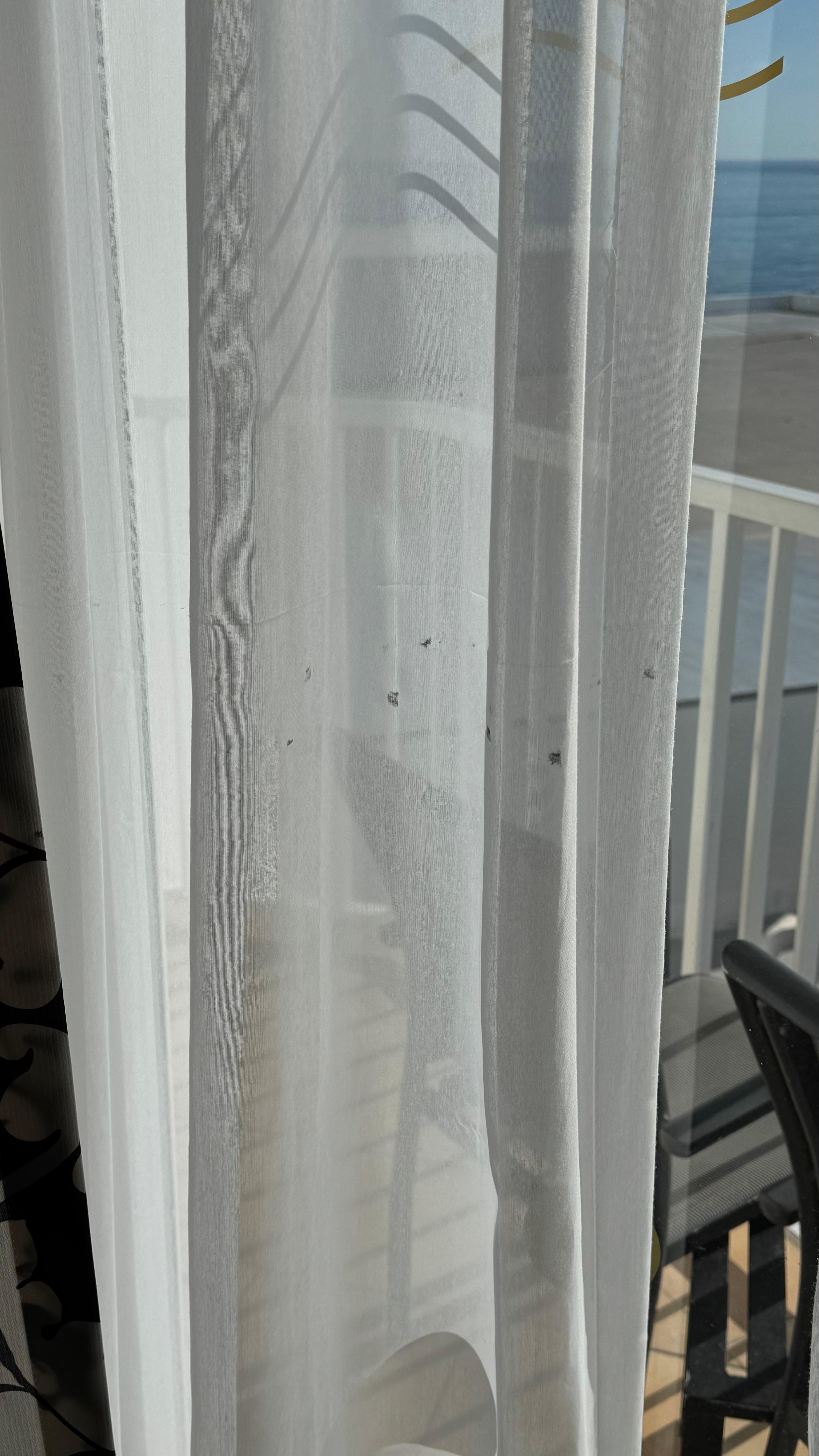 Stains on the curtains