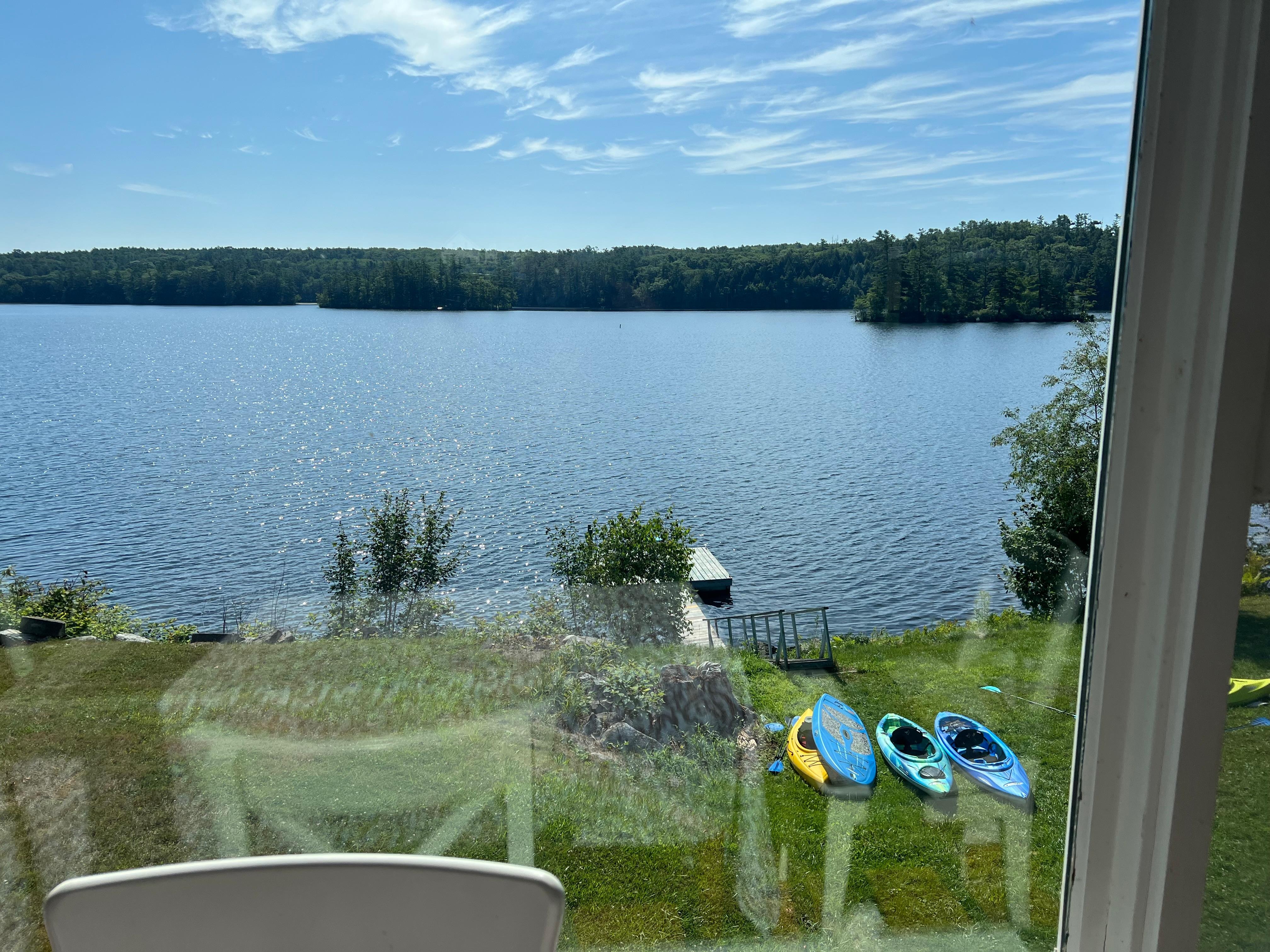 View from living area 