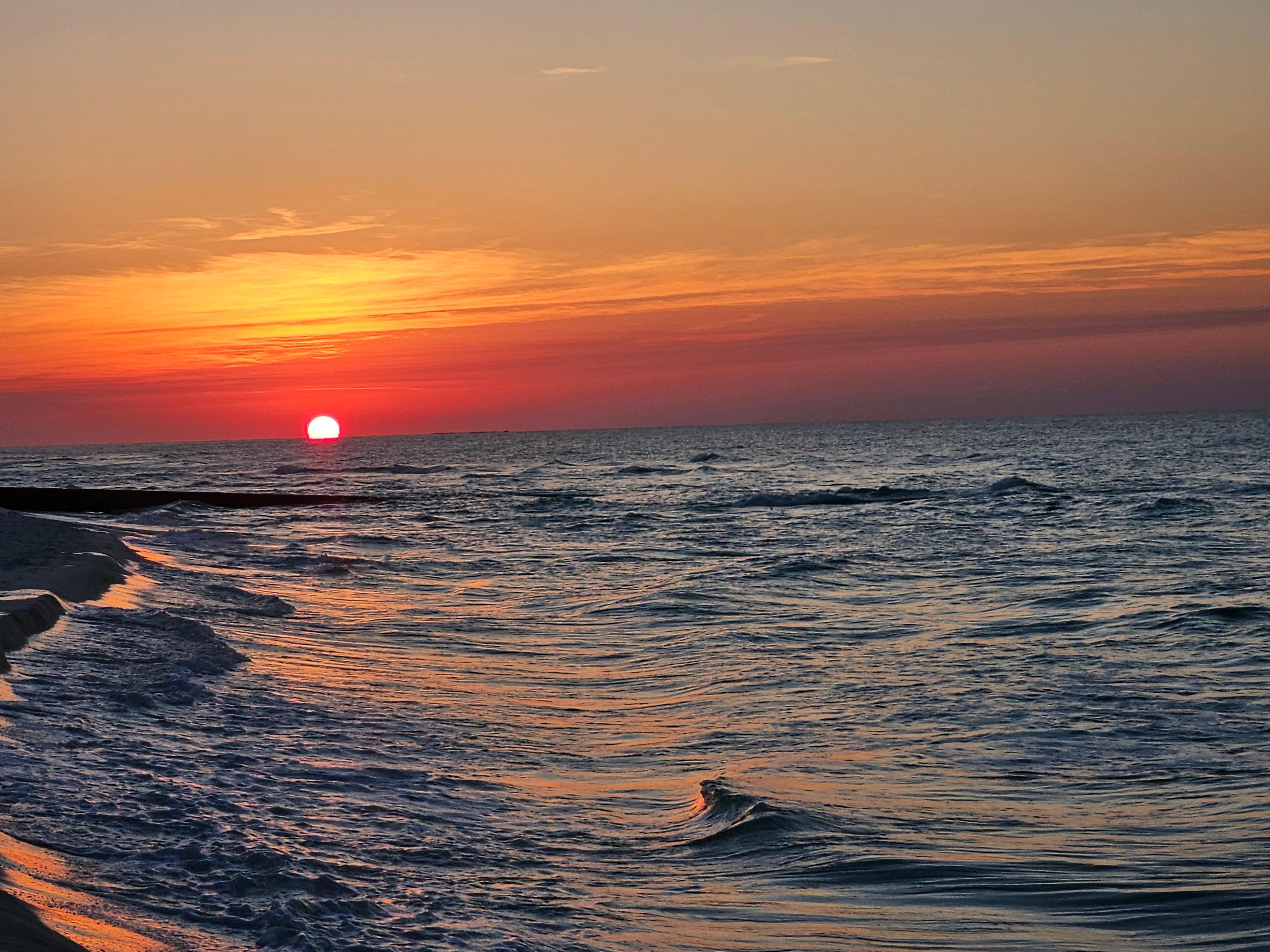 Sunrise from the beach