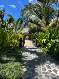 Pathways throughout resort