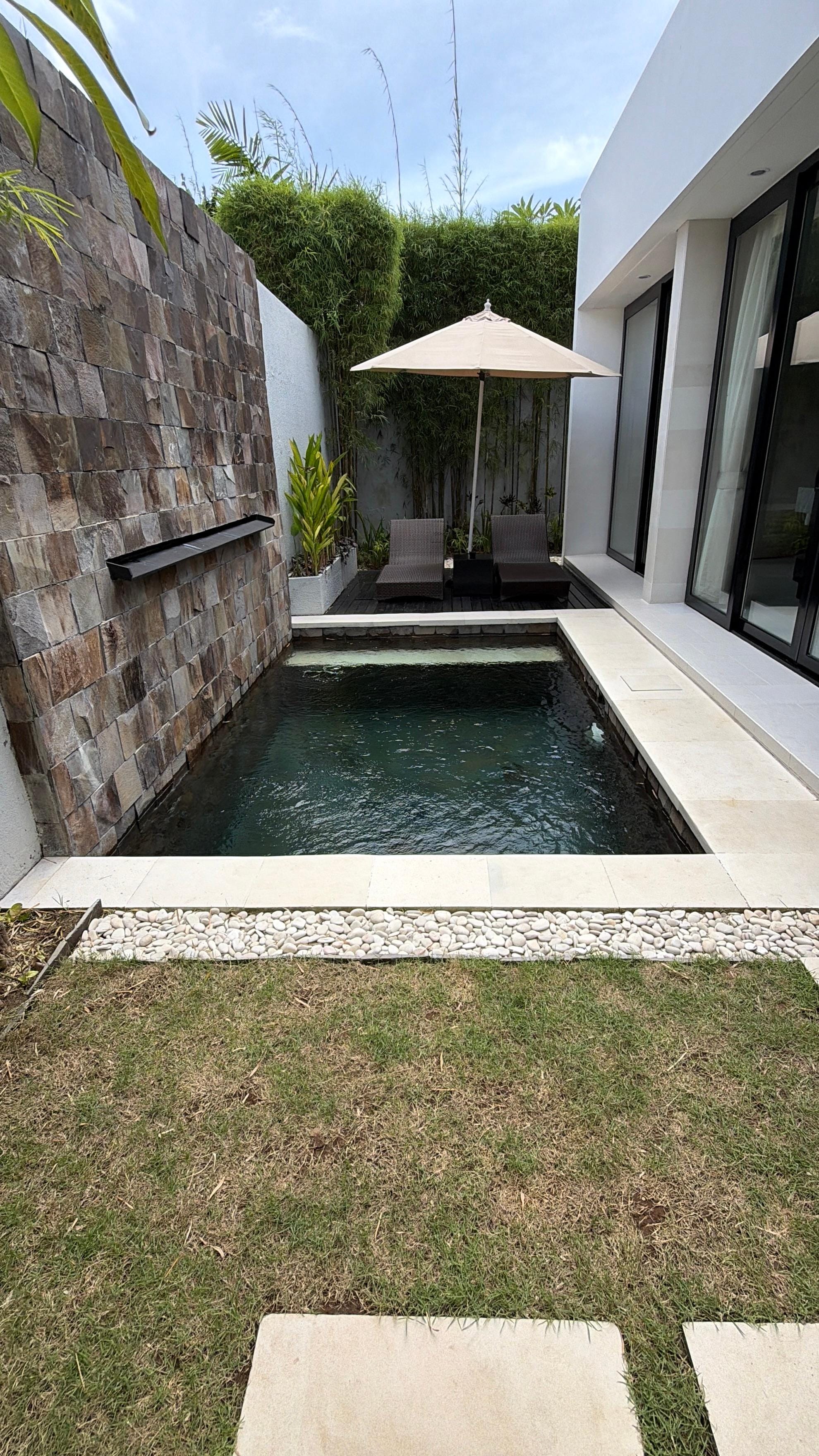 Our first Pool villas