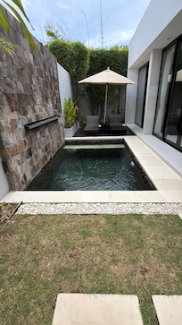 Our first Pool villas