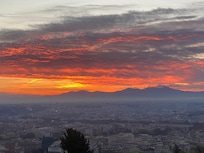 Sunset view from the imperial lounge.