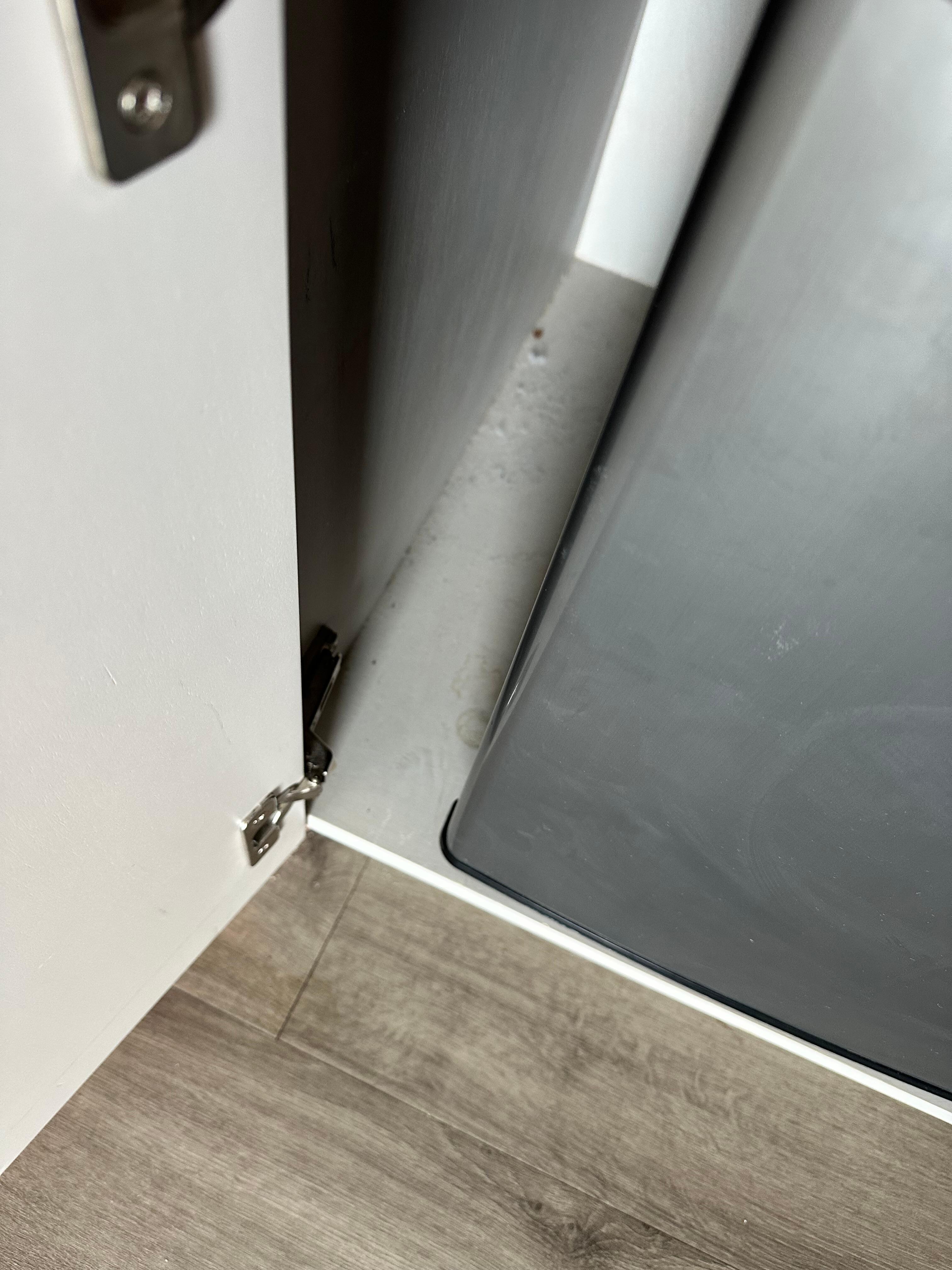 Dust in the cabinets