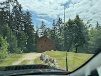 Our first view of the cabin.