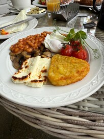 Vegetation full English breakfast