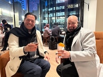 Drinks at the lobby bar