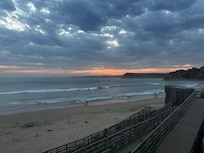 Sunset stroll taking in the nearby vistas