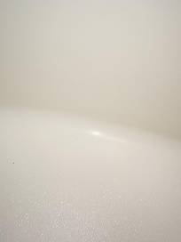 Hair in bottom of shower