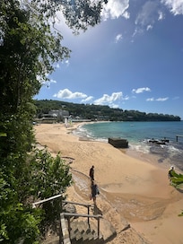 Stairs down to the beach