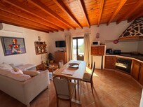 Living room and kitchen