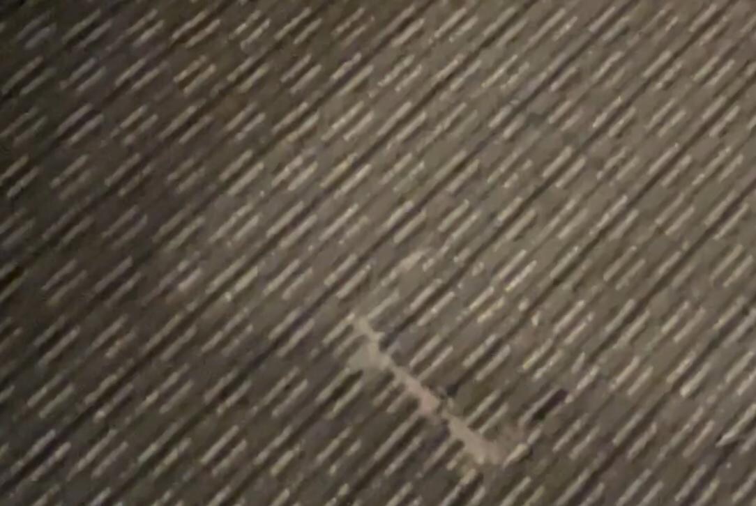 Rip in the carpet about 5inches long and came up tripping me as I walked into the room. 