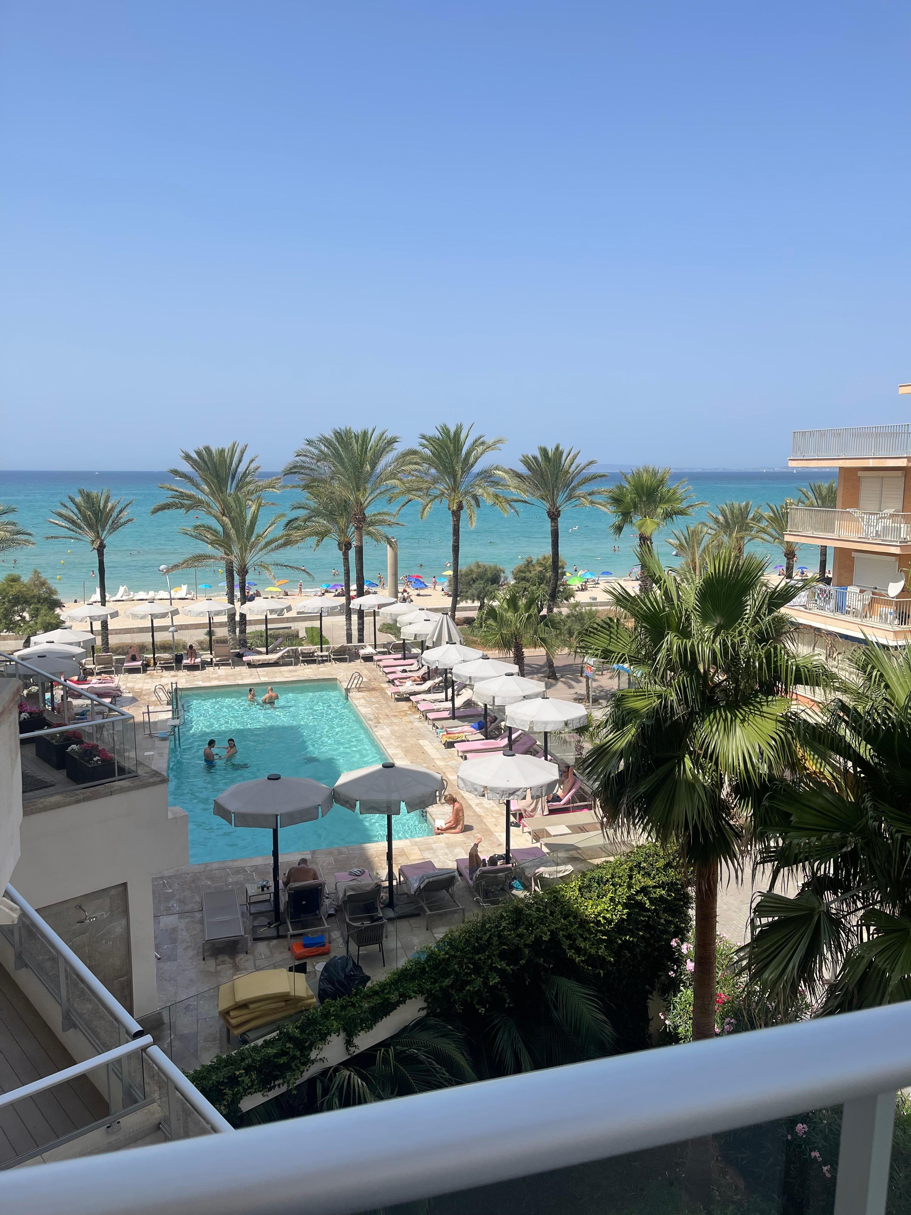 View from our balcony 
