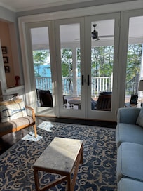 You can sit in the living room and watch the sun rise