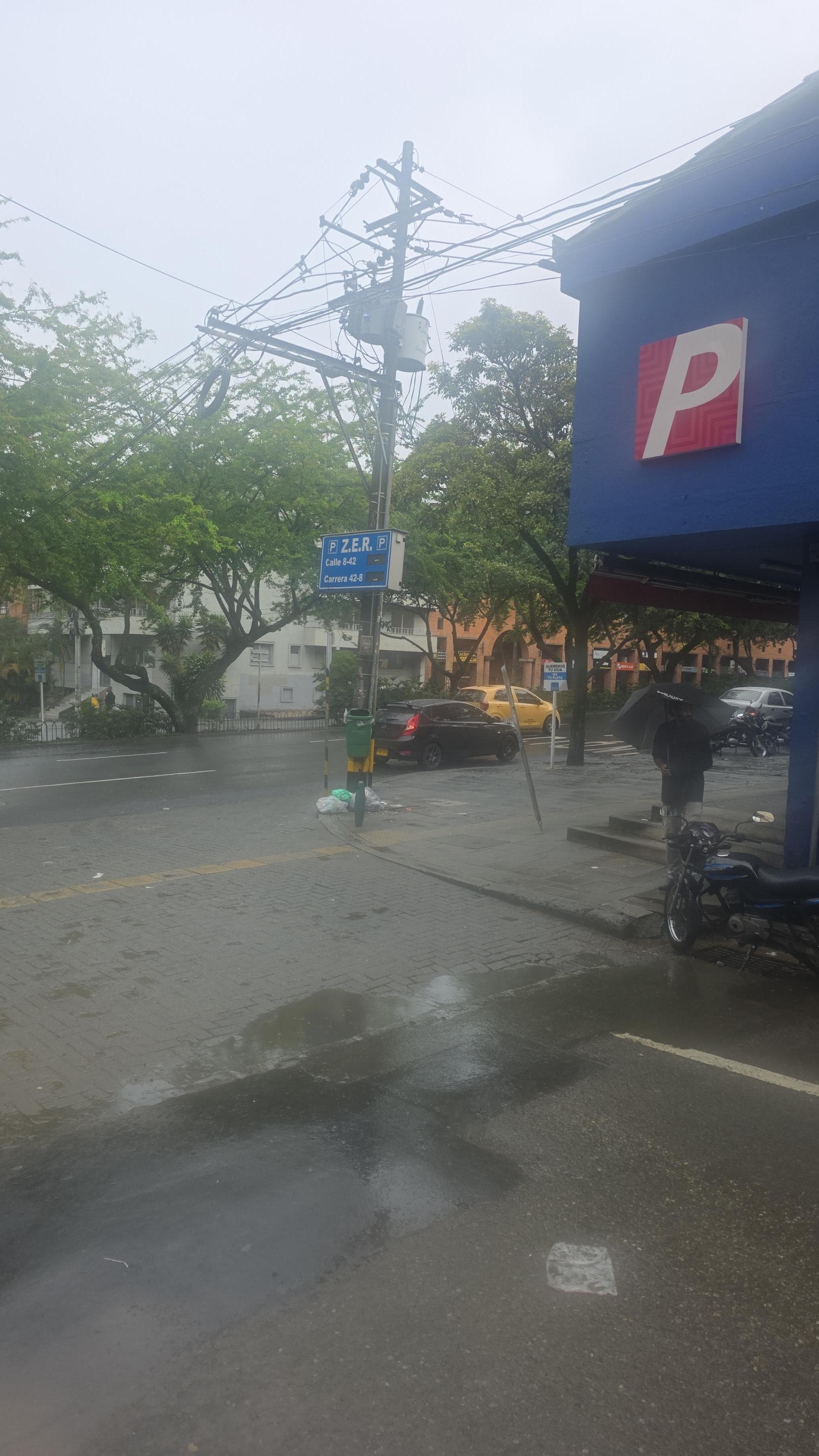 View across the street 