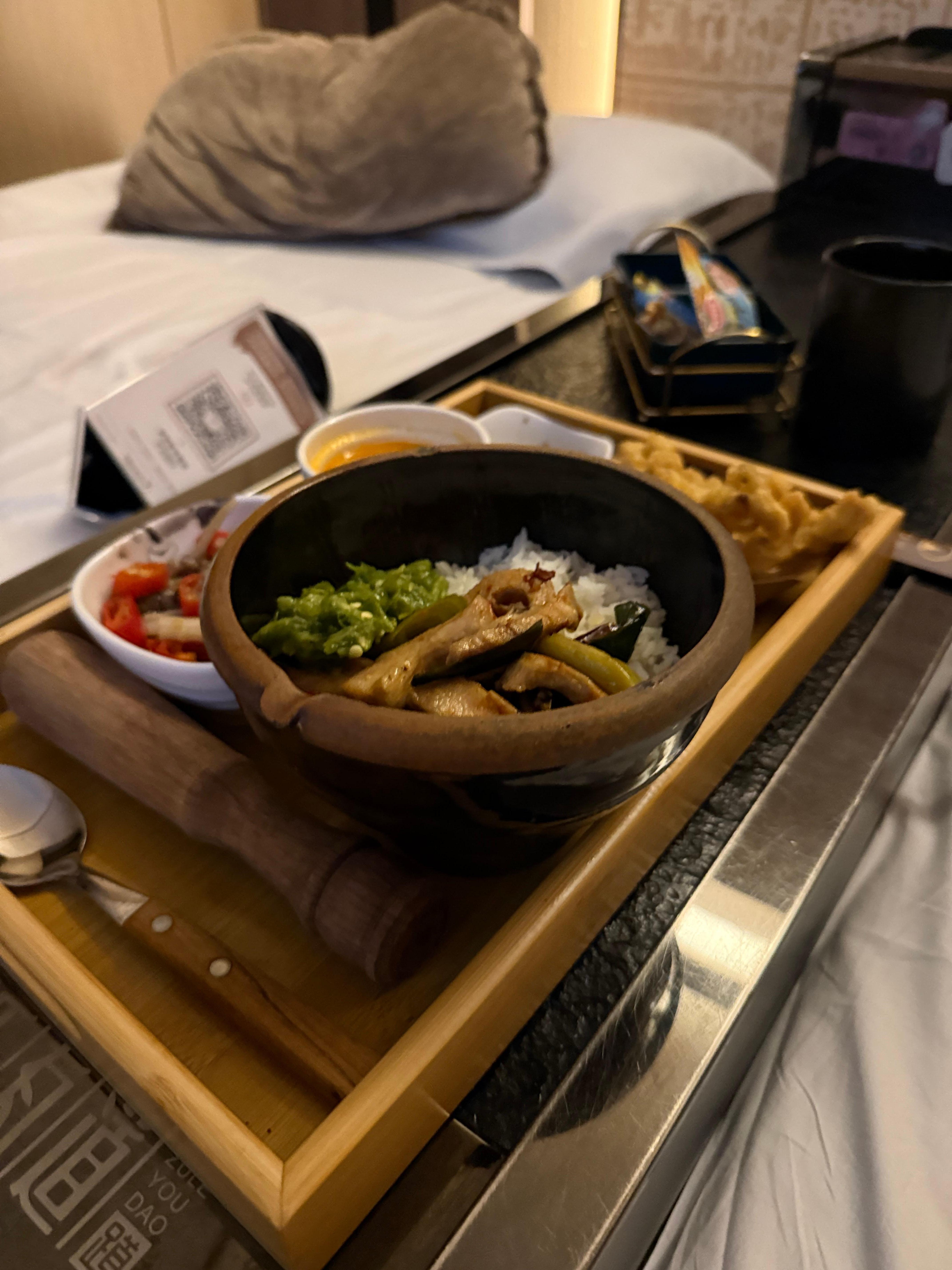 Meal with massage