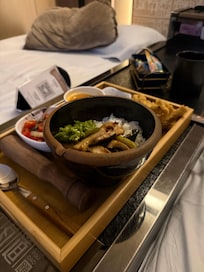 Meal with massage