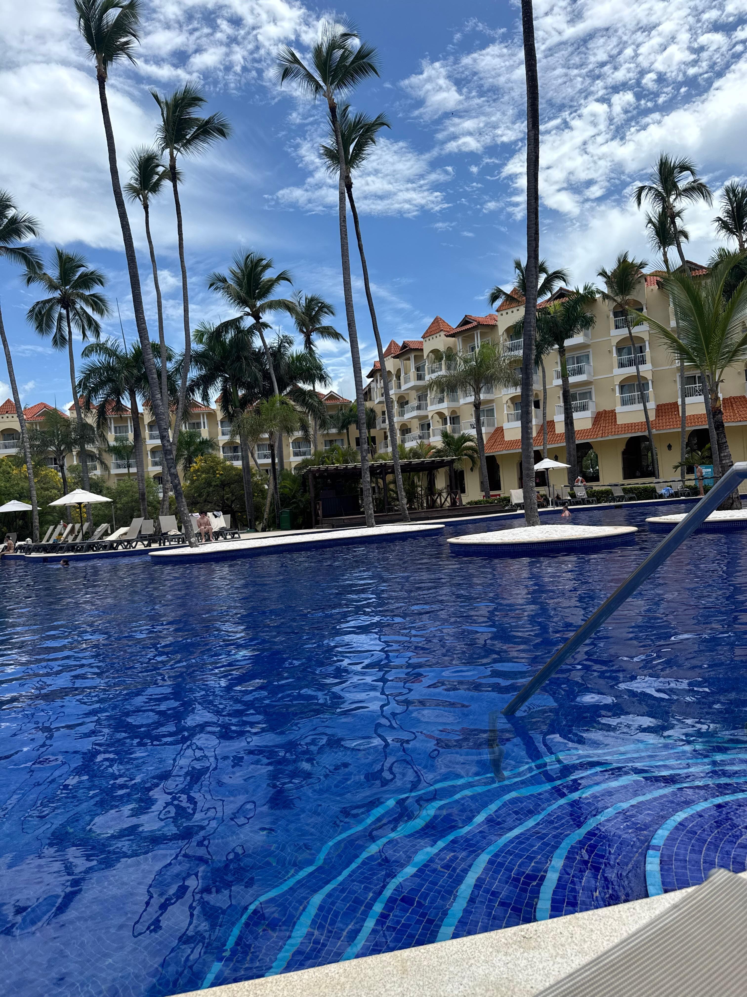 View from the pool side next to lobby 1