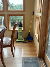 Cleaning materials out