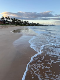 The beach for morning walks