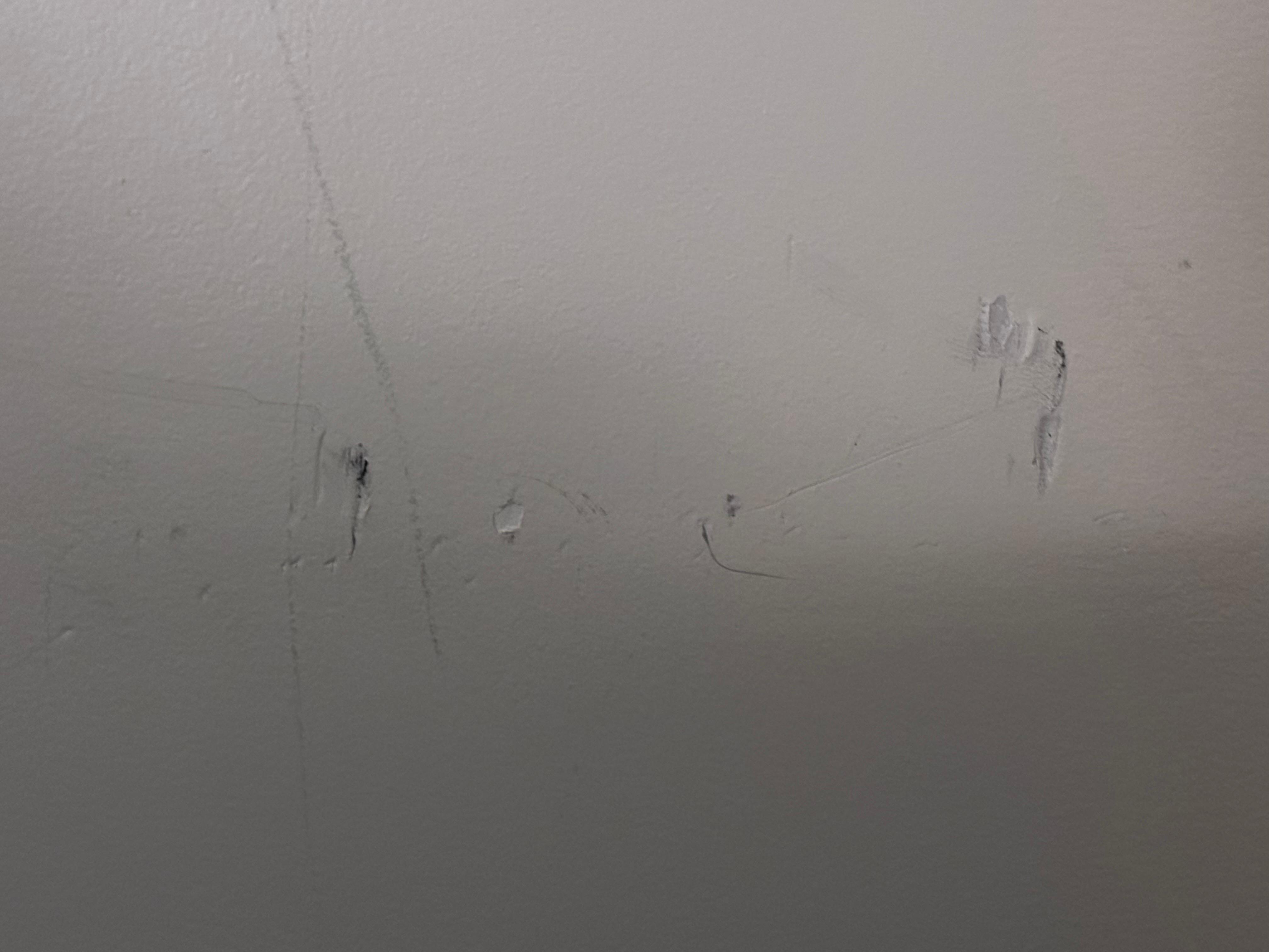 Dirty and scratched wall