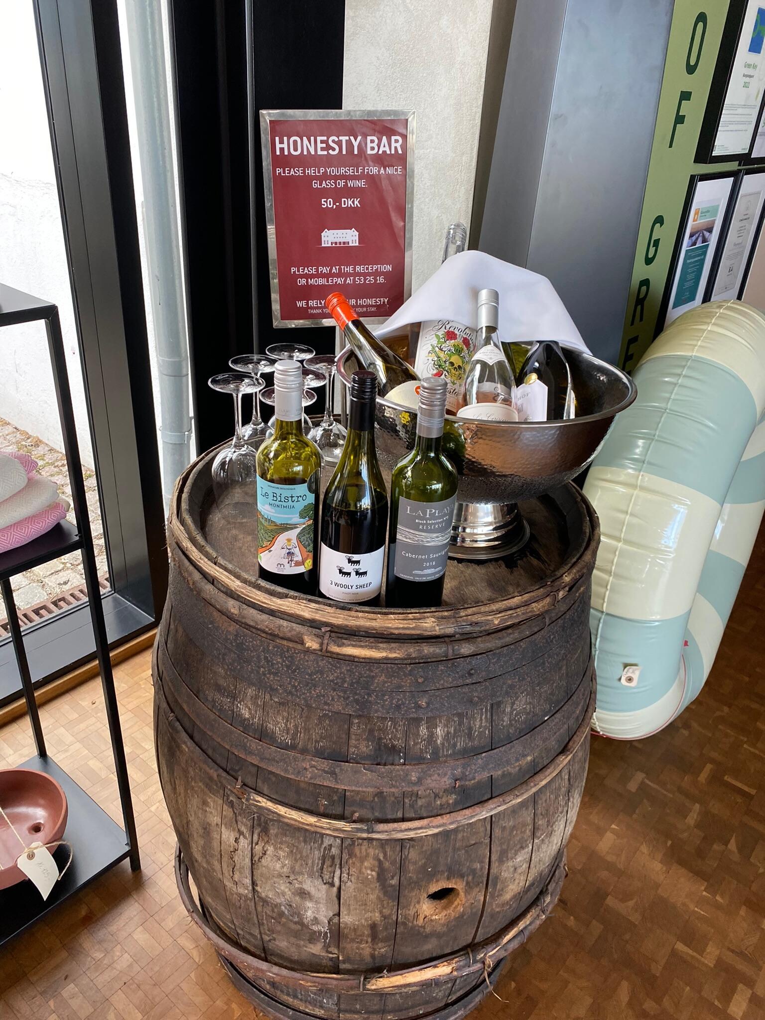 Trevlig vinbar
