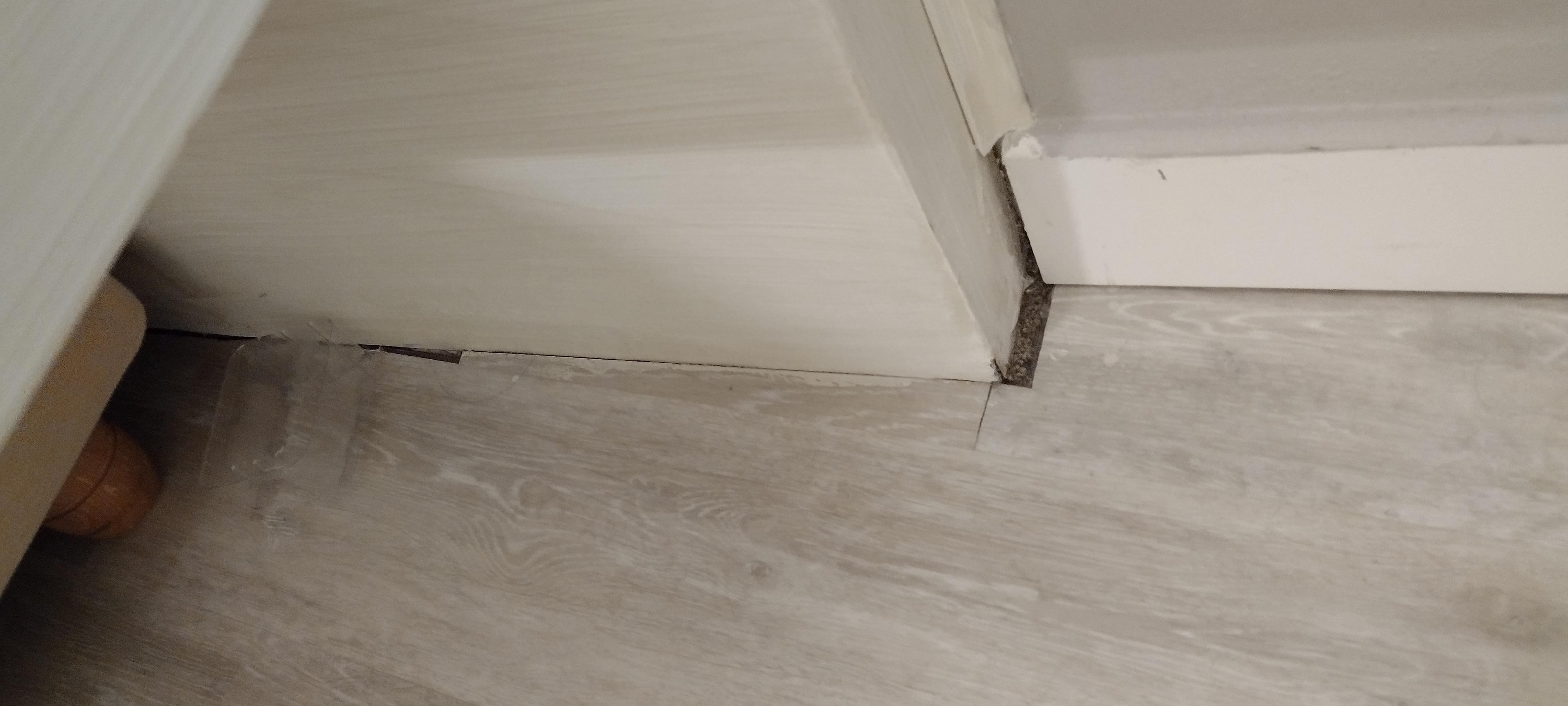 poor renovation , lack of attention to detail