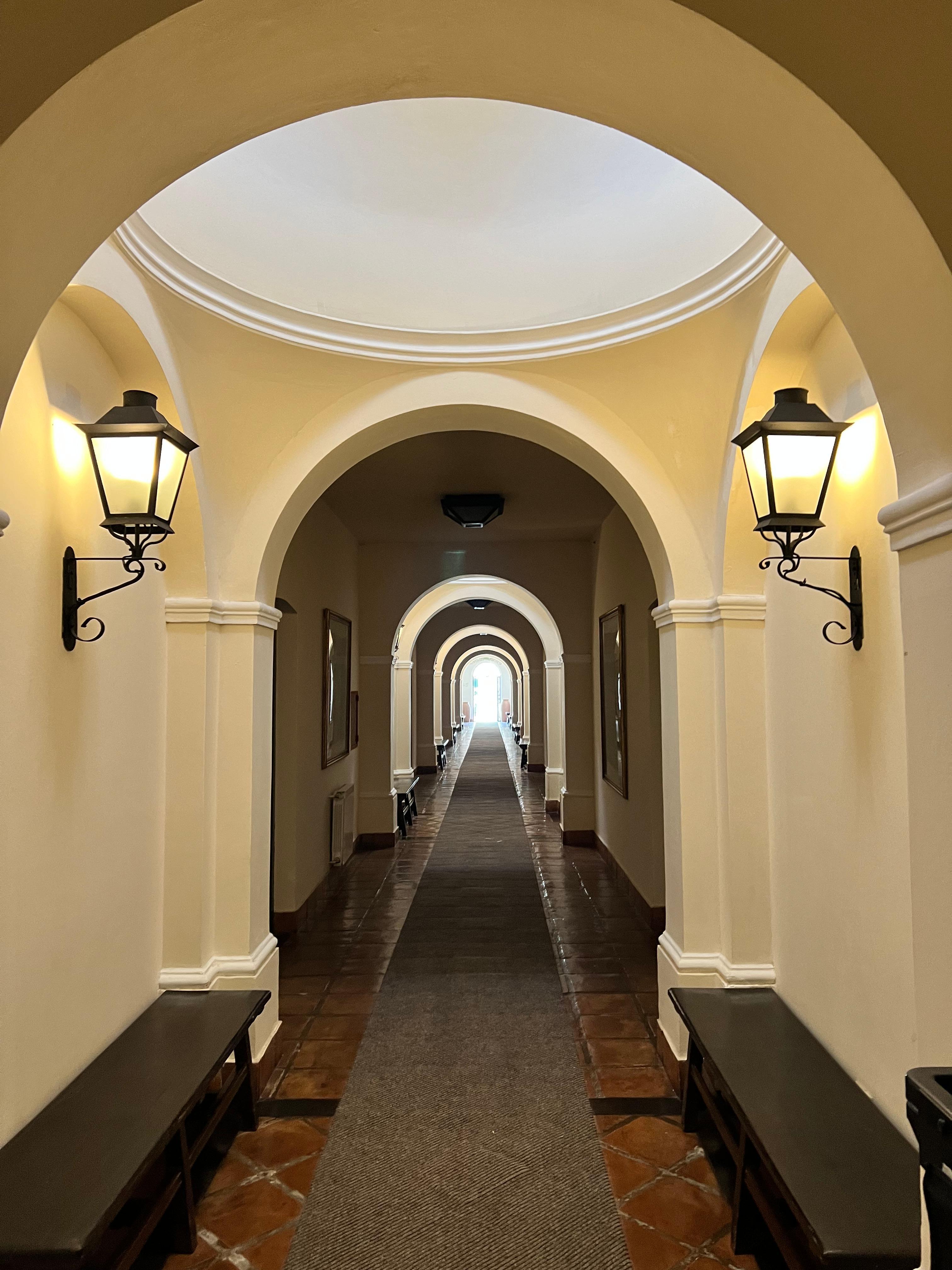 Hallway to rooms