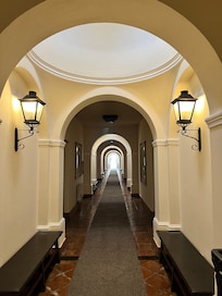 Hallway to rooms
