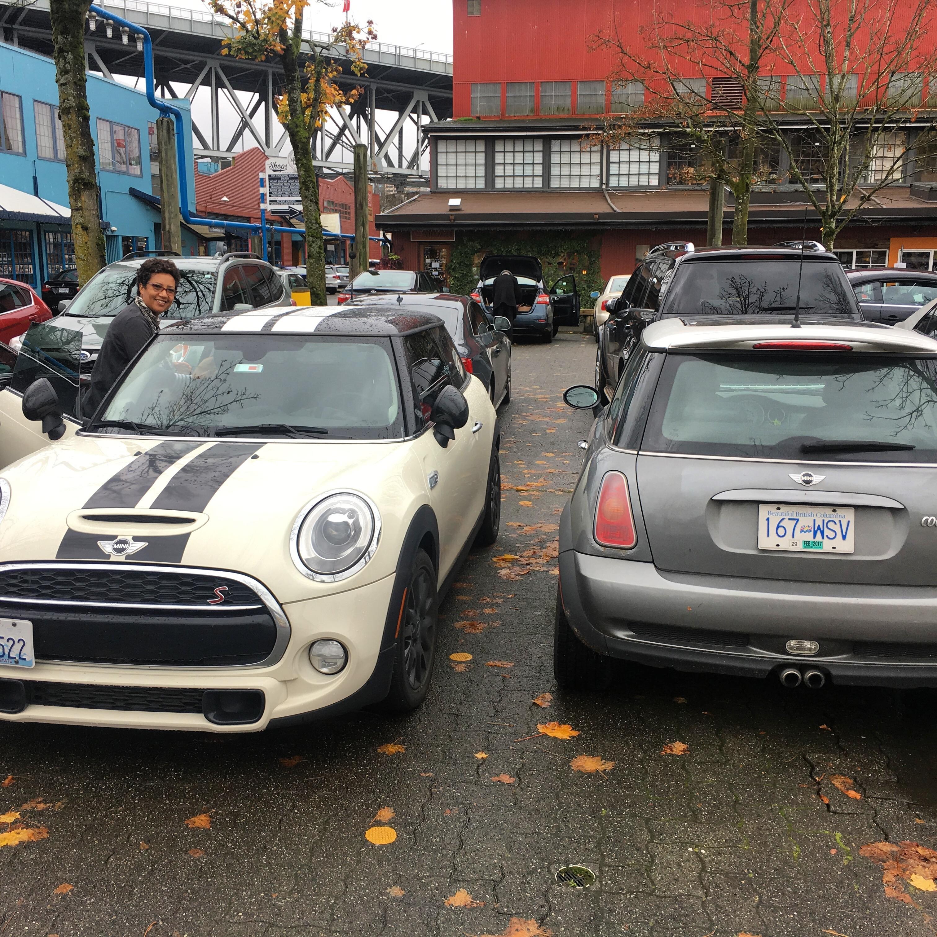 Free parking at the market.