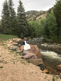 The view outside the cabins. We took our daughters senior pictures all around the area here.