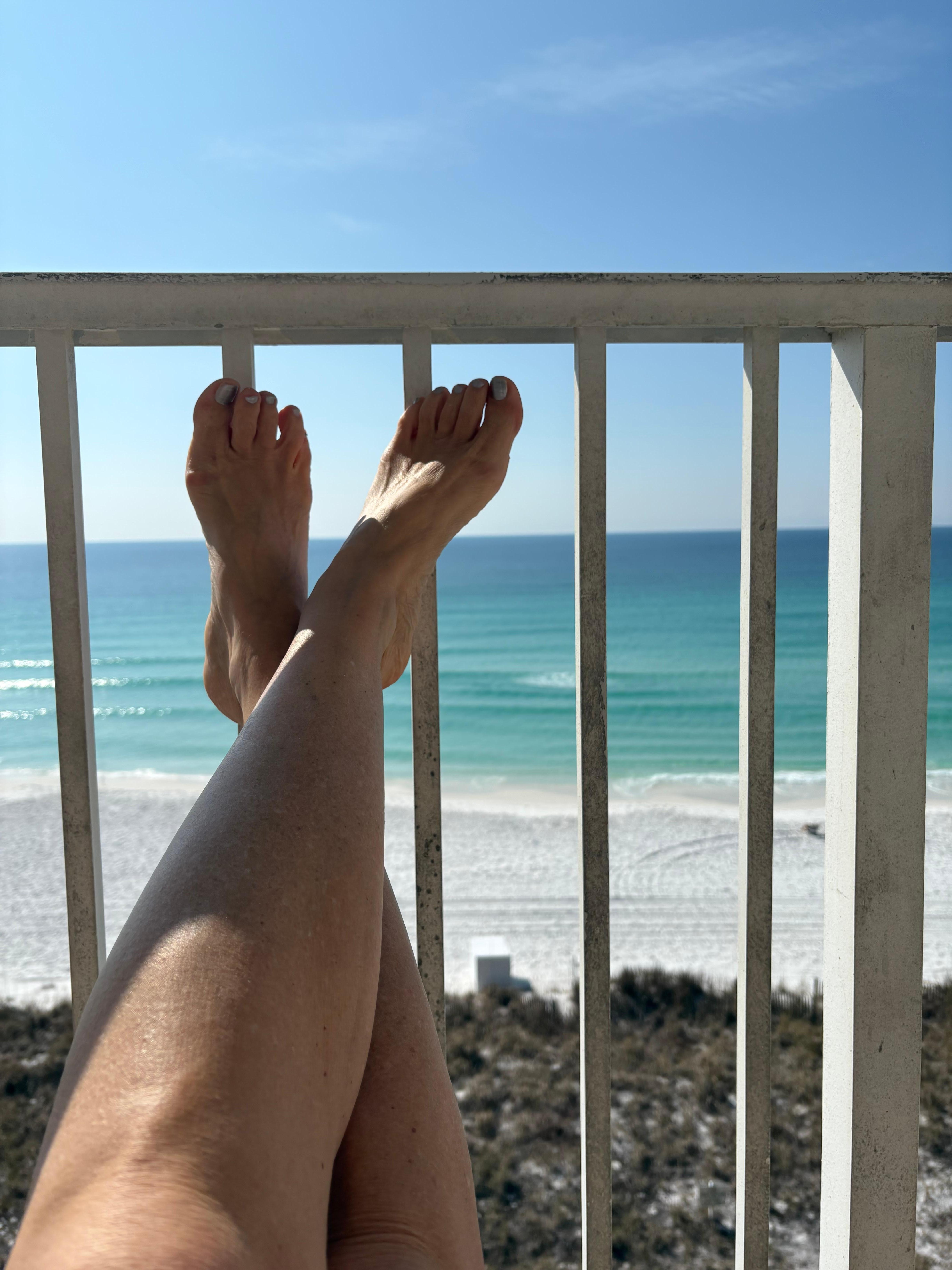 Starting the day…from the balcony