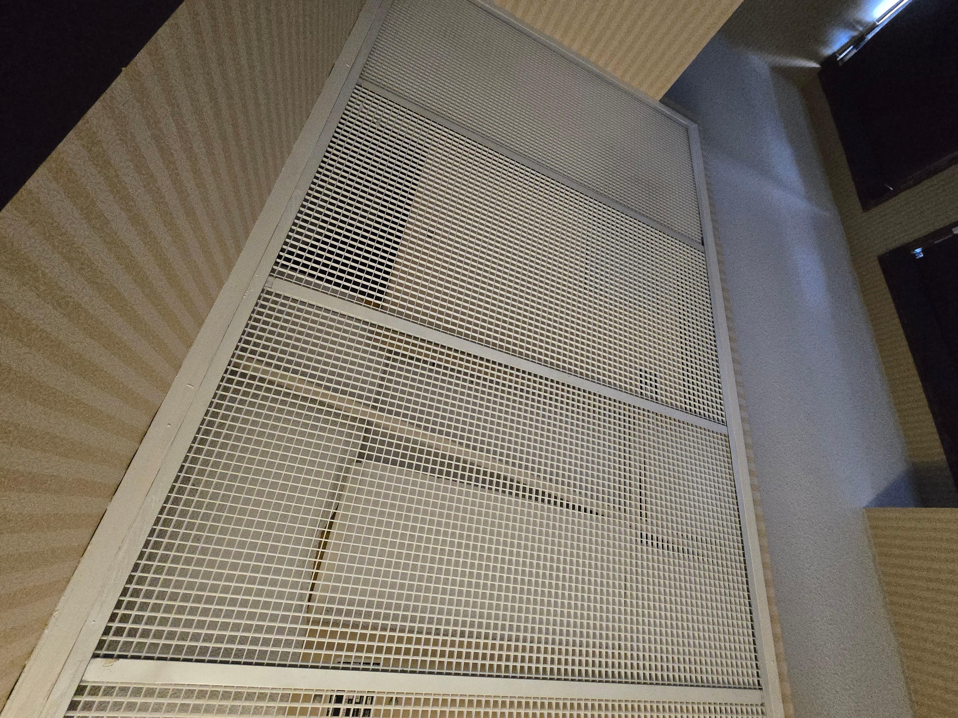 AC over bed and looks like is going to fall on you.  Very loud and didn't work