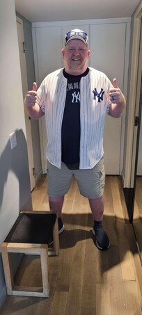 On our way to our 1st Yankee game!