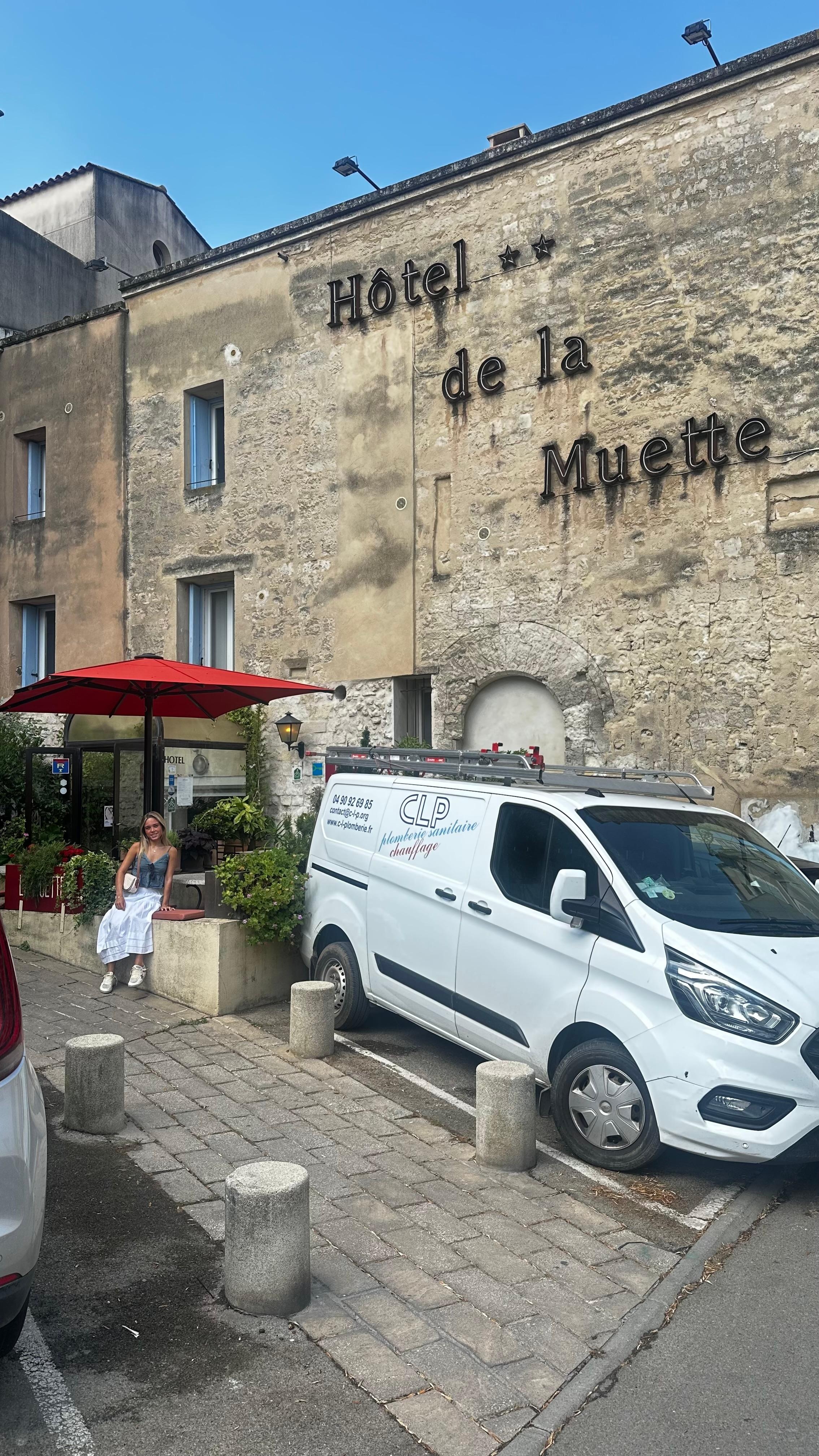 Front of hotel