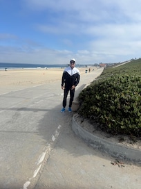 It was a very close walk to get to the beach!